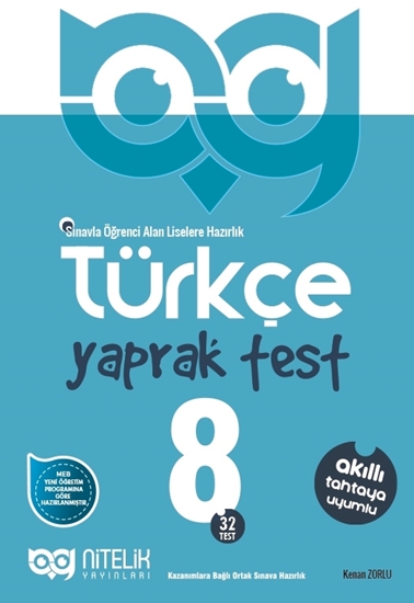 8. Sınıf Türkçe Yaprak Testleri kapak görseli